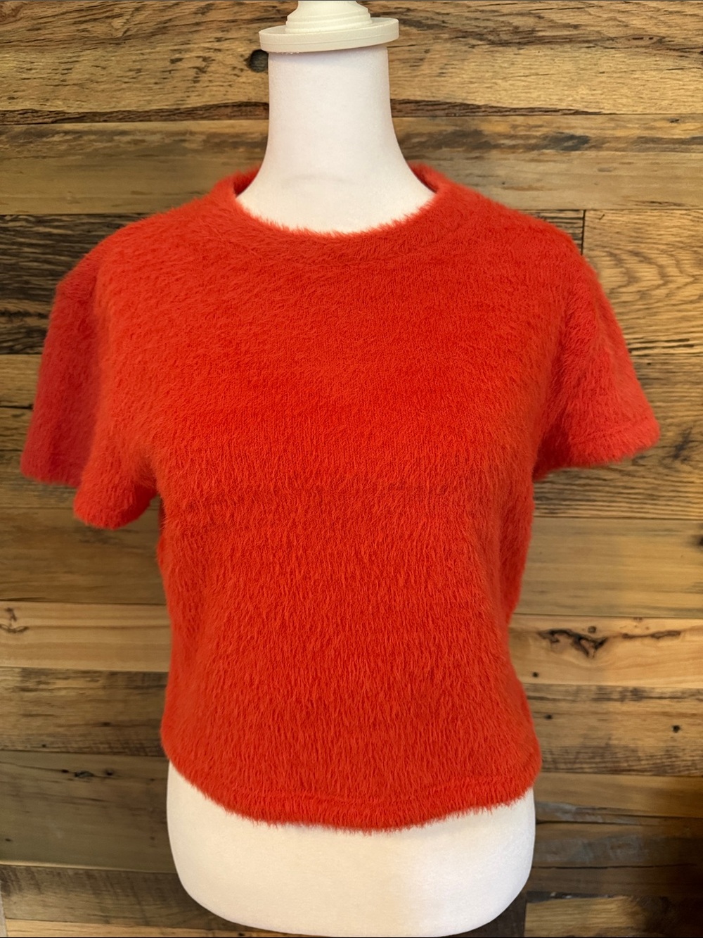 NWT Anthropologie Cropped Eyelash Sweater